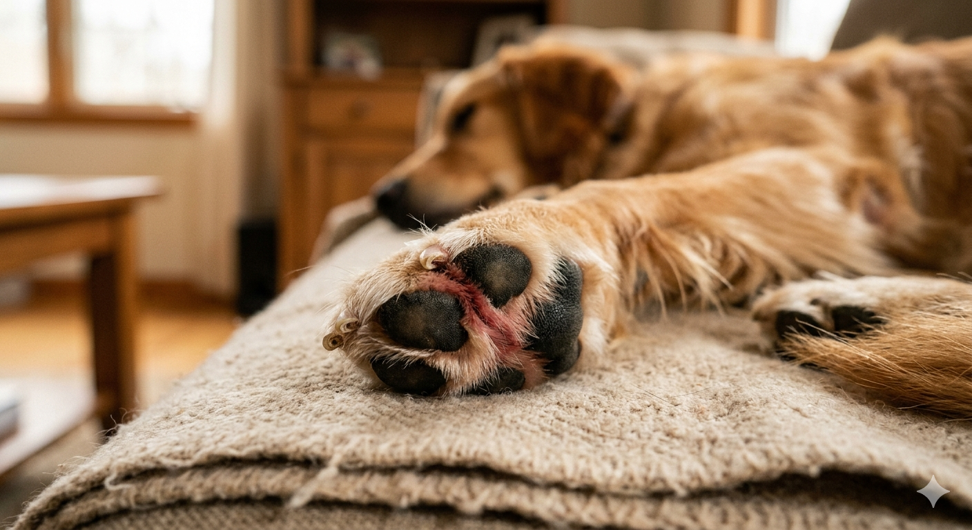 Pfotenentzündung beim Hund