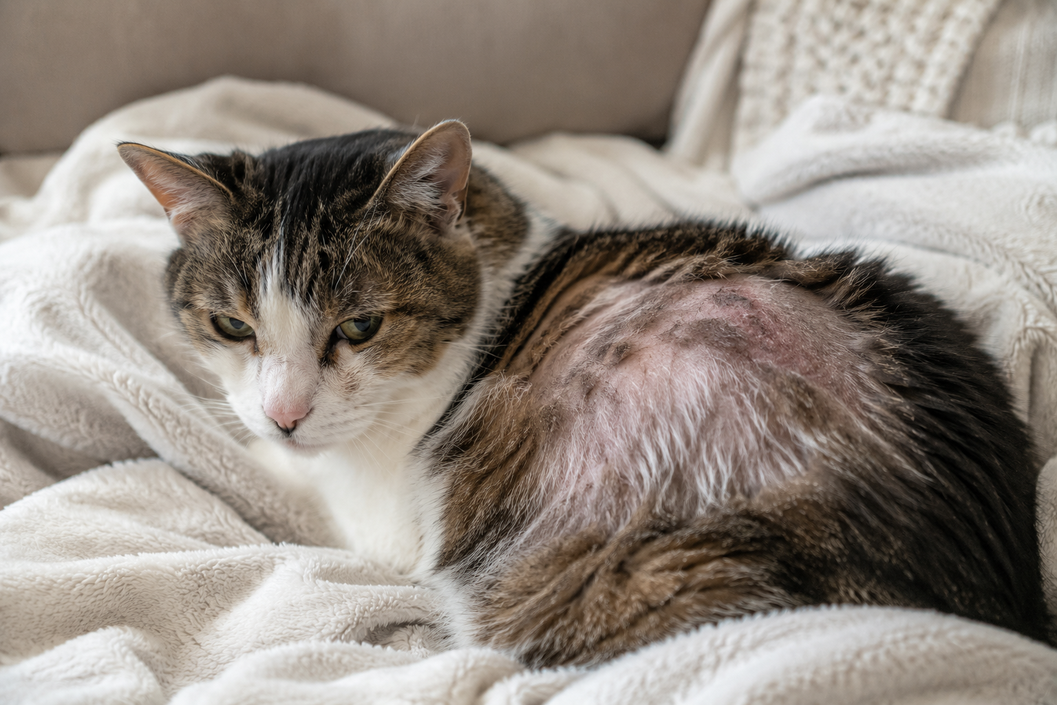 Hautveränderungen bei der Katze